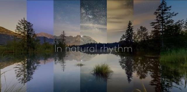 In natural rhythm